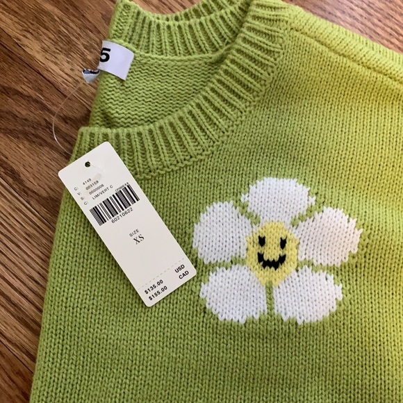 NWT Danika Green Flower Sweater Set - Picture 4 of 6